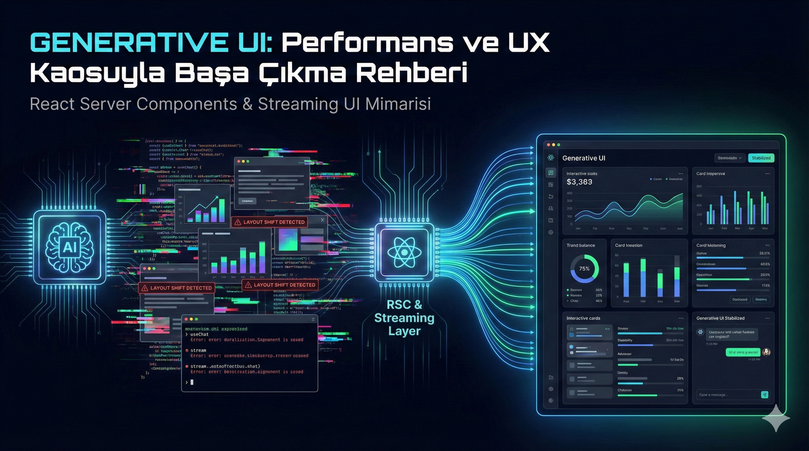 Frontend'in Geleceği Chatbox'lar Değil, 'Canlı' Arayüzler: Ama Bir Şartla!"  Case Study: "0'dan 100'e: AI Destekli Dashboard’larda Saniyeler Süren Hydration Sorunlarını Nasıl Çözdük?